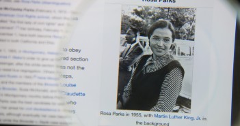 Stock photo of of Rosa Parks' WIkipedia Page