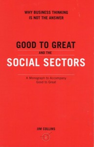 Good to great and the social sectors