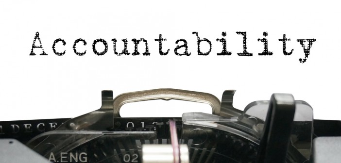 Image of the word "Accountability" written on a typewriter