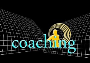 Word art of the word "coaching"
