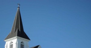Stock photo of a church steeple