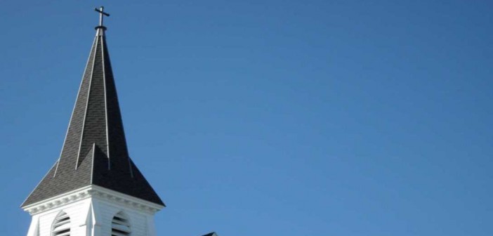 Stock photo of a church steeple