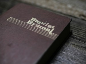 Stock photo of a Baptist Hymnal