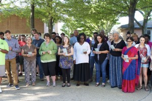 Photo of a diverse group of new students at Wesley Theological Seminary
