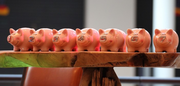 Group of small pig figurines