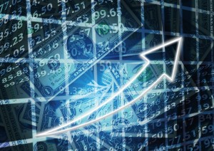 Stock collage of a bunch of financial images/symbols