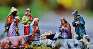 Stock photo of a nativity set