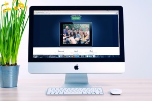 Stock photo of an iMac