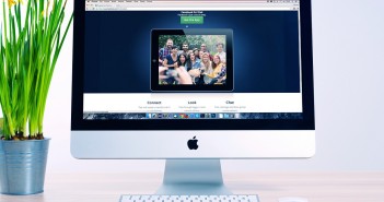 Stock photo of an iMac