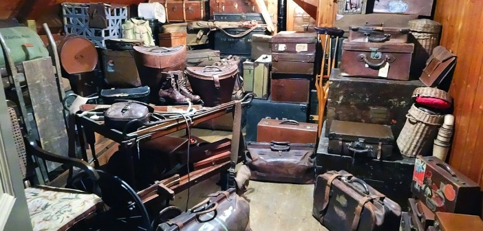 Photo of a cluttered storage room