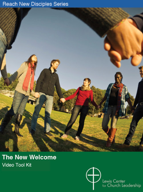 The New Welcome Video Tool Kit cover featuring a group of young people holding hands in a circle in a park