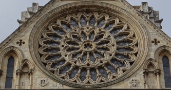 Stock photo of the exterior of a giant Gothic cathedral