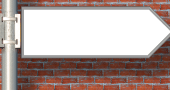 Blank signpost