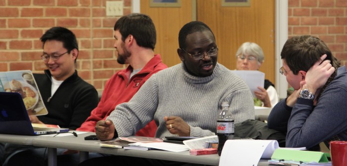 Photo of Clementa Pinckney in one of his DMin classes