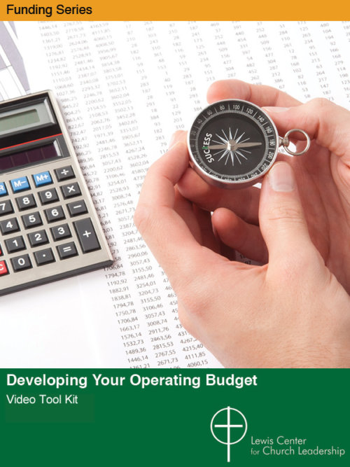 Developing Your Operating Budget Video Tool Kit cover featuring a photo of a stopwatch, ledger sheet, and calculator