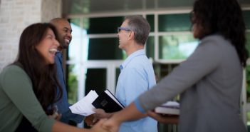 Church greeters