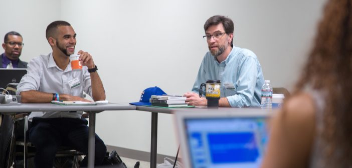 Photo of a Lewis Community Leadership Fellows discussion