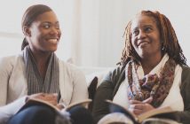 Relationships Are Important to Vitality Photo of church members in conversation