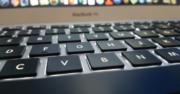 Photo of a laptop keyboard. Transitions.