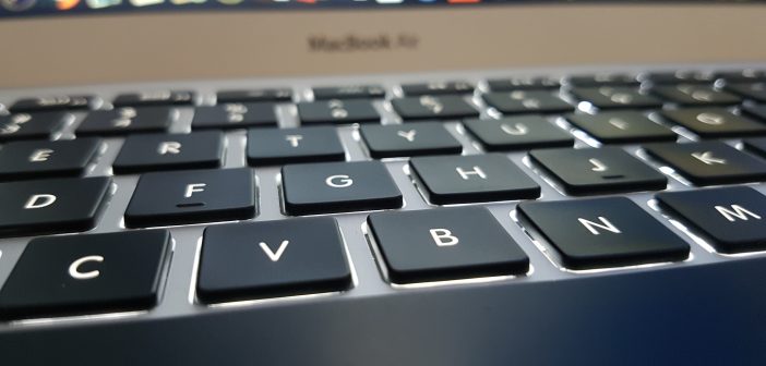 Photo of a laptop keyboard. Transitions.