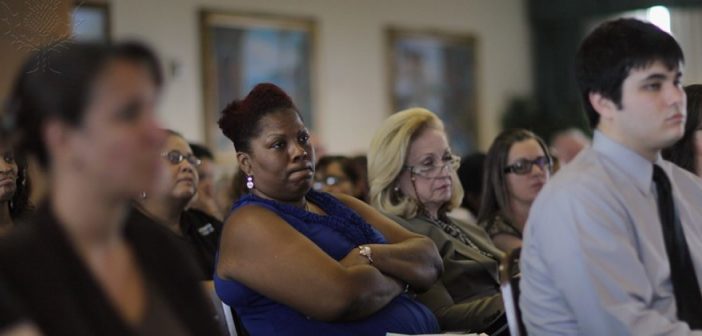 Photo of a people who want to hear an effective sermon. CREDIT: Joe Raedle / Getty Images News / Getty Images / Universal Images Group