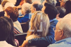 Picture of a congregation listening to great preaching