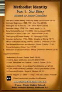 Methodist History — Part 1: Our Story back cover