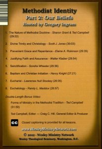 Methodist Identity — Part 2: Our Beliefs back cover