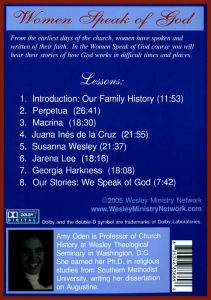 Women Speak of God back cover
