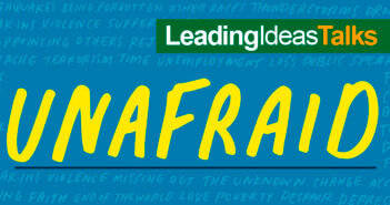 Graphic treatment of the word UNAFRAID