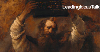 Detail from "Moses with the Ten Commandments" by Rembrandt, 1659