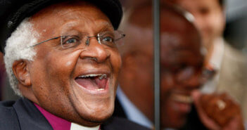 Bishop Desmond Tutu - CREDIT Cate Gillon / Getty Images News / Getty Images / Universal Images Group Rights Managed / For Education Use Only