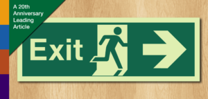 Emergency exit sign