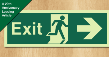 Emergency exit sign