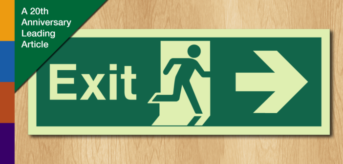 Emergency exit sign