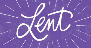 Graphic treatment of the word LENT