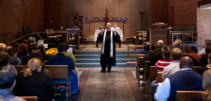 Pastor preaching