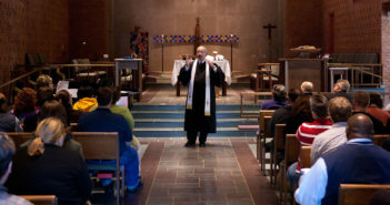 Pastor preaching