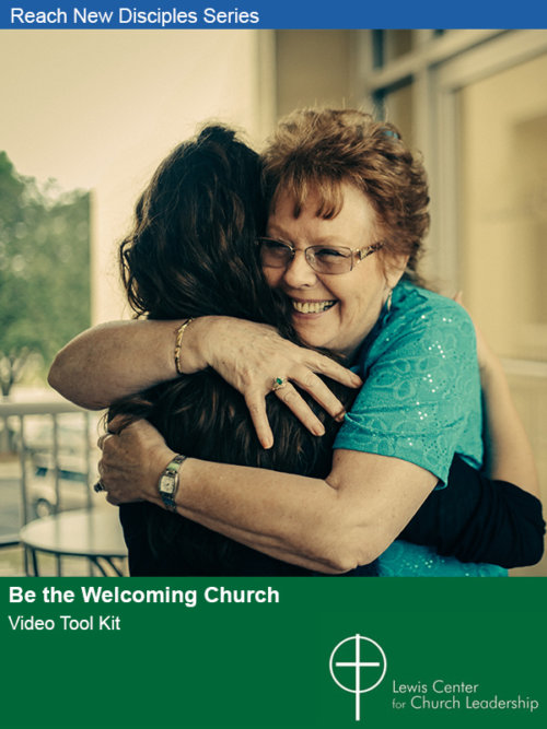 Be the Welcoming Church cover image of a smiling person warming embracing another