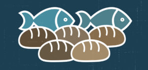 Illustration of loaves and fish