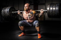 Come on, Pastor. Is Your Job Really Tougher Than Mine? Weightlifter struggling to lift heavy weights