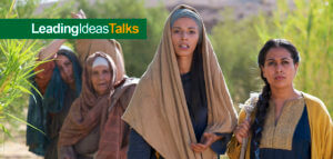 Women dressed in garments of biblical times