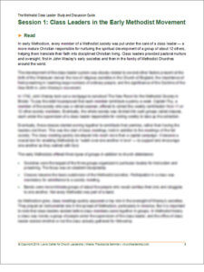 Sample Study and Discussion Guide page