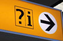 Fruitful Leaders Ask Questions Airport sign showing ? icon
