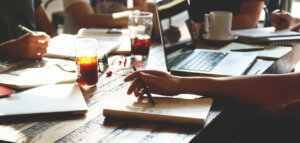 People in a meeting