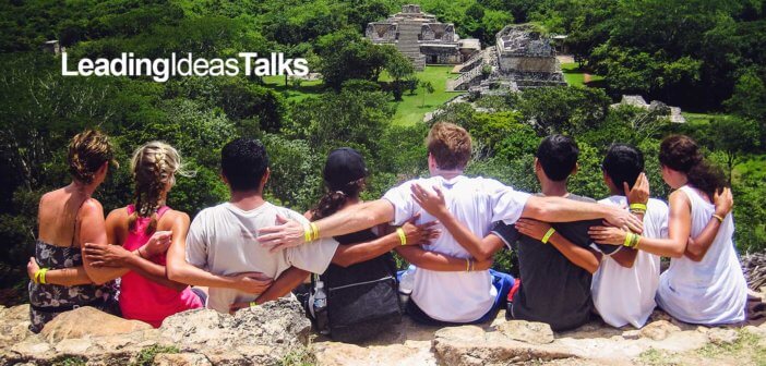 Group photo of a youth group mission trip to Mexico