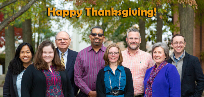 Happy Thanksgiving from the Lewis Center