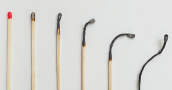 Burnt matches