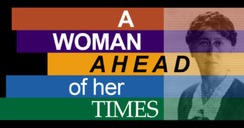 A WOMAN AHEAD OF HER TIMES graphic