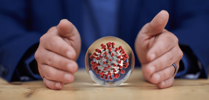 Coronavirus model in a crystal ball